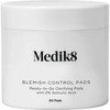 Medik8 Blemish Control Pads valomieji padeliai probleminei veido odai, 60 vnt.