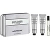 Mont Blanc Set Montblanc: Explorer Platinum Eau De Parfum For Men 7.5 ml + Explorer Platinum Hydrating Kreminis For Face, 30 ml + Explorer Platinum Hydrating Dušo želė All Skin Types, 30 ml