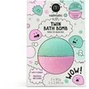 Nailmatic KIDS TWIN Bath Bomb Žalias &amp; Rožinė Vonios burbulai, 2x85g