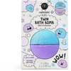 Nailmatic KIDS TWIN Bath Bomb Mėlyna & Violetinė vonios burbulai, 2x85g
