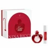 Nina Ricci Nina Rouge EDT tualetinis vanduo moterims, 50 ml + lipstick
