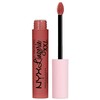 Nyx Professional Makeup - "Lip Lingerie Xxl" matiniai skysti lūpų dažai - Warm Up