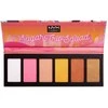 „Nyx Sugar Trip Squad“ žvilgančių šviestuvų paletė be žiaurumo, 01 SQUADHP, 30 g