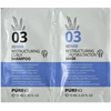 PURING 03 Rehab Restructuring Skirtas garbanotiems plaukams Šampūnas + Mask 10+, 10 ml