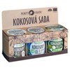 Purity Vision kokosų rinkinys (neapdorotas kokosų aliejus, pirmo spaudimo kokosų aliejus, bekvapis kokosų aliejus)
