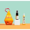 Q+A Merry + Bright Gift Set veido priežiūros priemonių rinkinys su vitaminu C