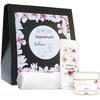 RYOR Sakura Set kūno priiūros rinkinys (kūno šveitiklis, 325 g + dušo gelis, 200 ml)