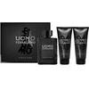 Salvatore Ferragamo Ferragamo Uomo Signature rinkinys vyrams (EDP, 100 ml + šampūnas ir dušo želė, 100 ml + balzamas po skutimosi, 100 ml)