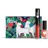 „Set All Tigers“: natūralūs ir veganiški skysti lūpų dažai „683 Make Your Mark“, 8 ml + natūralūs ir veganiški veganiški nagų lakai „196 Take Your Chance“, 11 ml