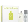 Rinkinys Calvin Klein: CK One tualetinis vanduo unisex, 100 ml + CK One 24 val. apsaugos dezodorantas purškiklis vyrams, 150 ml