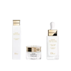 Set Christian Dior: Prestige Light-In-Baltas Illuminating Serum For Face, 30 ml + Prestige Light-In-Baltas Illuminating Kreminis For Face, 30 ml + Prestige L’Oleo-Essence Lumiere Brightening Peeling Lotion, 15 ml