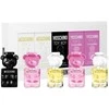 Moschino rinkinys: Toy 2 Bubble Gum EDP Unisex, 2 buteliukai, 5 ml + Toy 2 EDP Unisex, 2 buteliukai, 5 ml + Toy Boy Unisex parfuminis vanduo, 5 ml