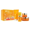 Set Rodial: Vit C Brightening Serum For Face, 5 ml + Vit C Brightening Cleansing Pads, 20 vnt. + Vit C Brightening Souffle For Face, 10 ml + Vit C Brightening Cleansing Gel For Face, 20 ml