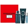 Salvatore Ferragamo Intense Leather rinkinys vyrams (EDP, 100 ml + EDP, 10 ml + dušo gelis, 100 ml)