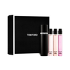 Set Tom Ford: Rose De Russie Eau De Parfum For Women, 10 ml + Rose De Chine Eau De Parfum For Women, 10 ml + Rose D'Amalfi Eau De Parfum For Women, 10 ml + Tom Ford Papildomas Atomizer Case Juodas