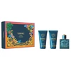 Set Versace: Eros Eau De Parfum For Men, 50 ml + Eros Dušo želė For All Skin Types, 50 ml + Eros Hydrating After-Shave Balzamas, 50 ml