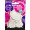 STALEKS Pakaitinis švitrinis popierius pedikiūro diskui Pro L, grūdėtumas 100 (Baltas Refill Pads for Pedicure Disc) 50 vnt.
