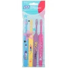 TePe Kids Extra Soft Dantų šepetėlis ypač minkšti dantų šepetėliai vaikams, 4 vnt. (spalva gali skirtis)