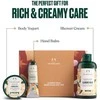 The Body Shop Almond Milk Essentials Giftset kūno priežiūros rinkinys (dušo želė, 250 ml + kūno jogurtas,200 ml + rankų balzamas, 30 ml)
