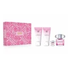 Kvepalų rinkinys moterims Versace Bright Crystal (EDT, 90 ml + EDT, 5 ml + kūno losjonas, 100 ml + dušo želė, 100 ml)