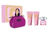 Kvepalų rinkinys moterims Versace Bright Crystal (EDT, 90 ml + kūno losjonas, 100 ml + dušo želė, 100 ml + kosmetinė)