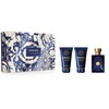 Versace Dylan Mėlyna Pour Homme Giftset rinkinys vyrams (EDT, 50 ml + dušo želė, 50 ml + balzamas po skutimosi, 50 ml)