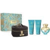 Kvepalų rinkinys moterims  Versace Dylan Torquoise (EDT, 100 ml + kūno losjonas, 100 ml + dušo želė, 100 ml + kosmetinė)