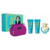 Versace Dylan Turquoise EDT moterims, 100 ml + kvapnus kūno gelis, 100 ml + dušo želė, 100 ml + kosmetinė