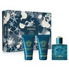Kvepalų rinkinys vyrams Versace Eros Pour Homme, (EDT, 50 ml + dušo želė, 50 ml + balzamas po skutimosi, 50 ml)