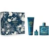 Kvepalų rinkinys vyrams Versace Eros (EDT, 100 ml + dušo želė, 150 ml + EDT, 5 ml)