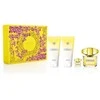 Versace Geltona Diamond rinkinys moterims (EDT, 90 ml + kūno losjonas, 100 ml + dušo želė, 100 ml + EDT, 5 ml)
