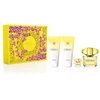 Versace Geltona Diamond rinkinys moterims (EDT, 90 ml + kūno losjonas, 100 ml + dušo želė, 100 ml + EDT, 5 ml)