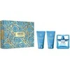 Versace Man Eau Fraiche Giftset rinkinys vyrams (EDT, 50 ml + dušo želė, 50 ml + balzamas po skutimosi, 50 ml)