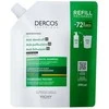 Vichy Dercos Nuo pleiskanų Dry Hair Dermatological Šampūnas Refill šampūno pleiskanojančiai, sausai galvos odai papildymas, 390 ml