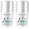 Vichy Invisible Resist Dermo-Deperspirant antiperspirantas, 2 x 50 ml