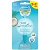 Wilkinson Sword vienkartinis skustuvas moterims My Intuition Comfort Coconut Delight 3 + 1 vnt.