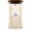 WoodWick Aromatinė žvakė (White Tea & Jasmine), 609,5 g