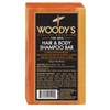 Woody's Hair & Body Šampūnas Bar kietasis šampūnas plaukams ir kūnui, 227 g