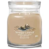 Yankee Candle Aromatinė žvakė Signature glass medium Amber - Sandalwood 368 g