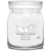 Yankee Candle Aromatinė žvakė Signature glass medium Clean Cotton 368 g