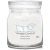Yankee Candle Aromatinė žvakė Signature glass medium Clean Cotton 368 g