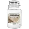 Yankee Candle kvepianti žvakė Home Inspiration didelė balta lininė - nėriniai 538 g