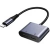 Du viename garso adapteris Joyroom SY-L02 Lightning į dvigubą žaibą (juodas)