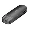 Vention Du viename USB 2.0 A (SD+TF) atminties kortelių skaitytuvo ventiliacija CLEB0 (juoda)