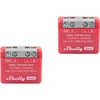 2 „Shelly 1PM Mini Gen4“ „Zigbee“ / „Matter“ valdiklių rinkinys
