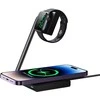 2 viename magnetinis belaidis įkroviklis Joyroom JR-WQN05 15W (juodas)