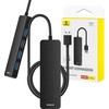 4in1 Hub Baseus UltraJoy Lite USB-A į USB 3.0 1m (juodas)