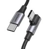 Kampinis kabelis USB-C į USB-C UGREEN US334 5A, PD 100W, 2m (juodas)