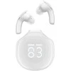 Ausinės TWS Acefast T9, Bluetooth 5.3, IPX4 (porceliano balta)