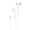 Laidinės ausinės lightning Foneng T28 iPhone - baltos